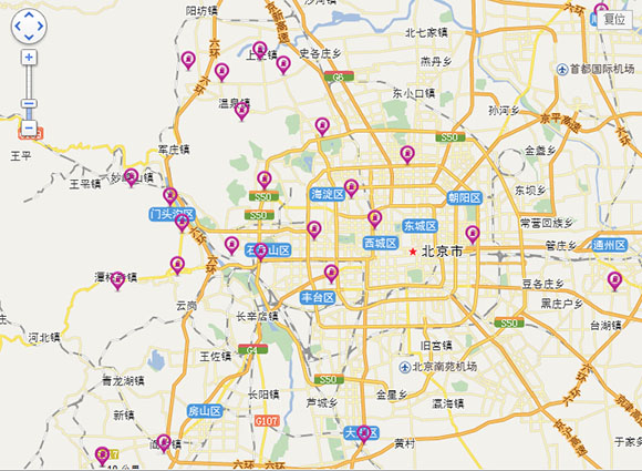 北京電動汽車充電樁分布圖 40家4S店隨便充