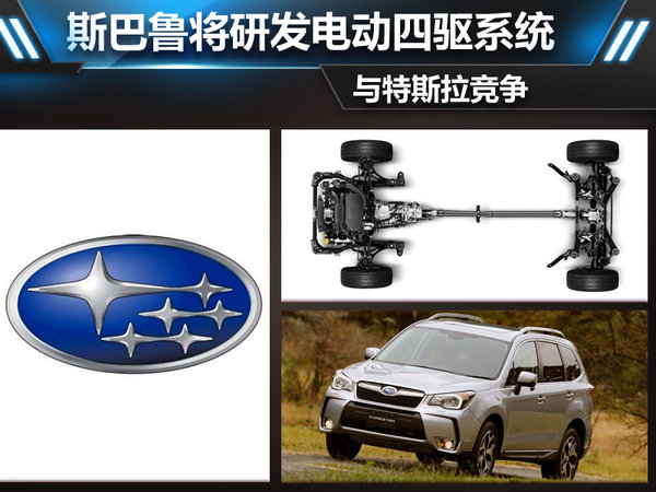 與特斯拉競爭 斯巴魯將研發(fā)電動四驅(qū)系統(tǒng)