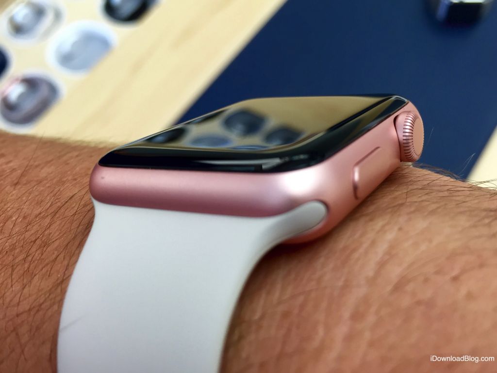 金色和玫瑰金色運動版新蘋果Apple Watch圖賞