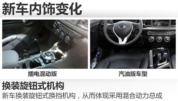 廣汽傳祺“電動(dòng)車”實(shí)車曝光 旋鈕式換擋