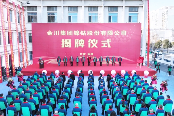金川鎳鈷揭牌成立！中國五礦/紫金礦業等已參股