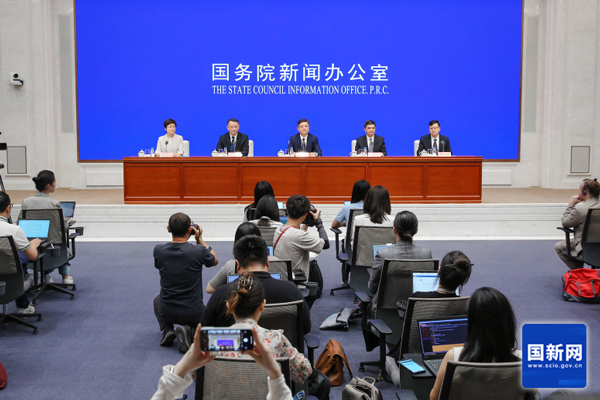 新聞發布會現場（劉健 攝） 圖片來源：國新辦