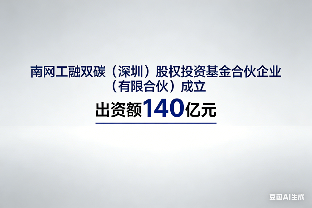 南網工融雙碳（深圳）股權投資基金合伙企業(yè)（有限合伙）成立