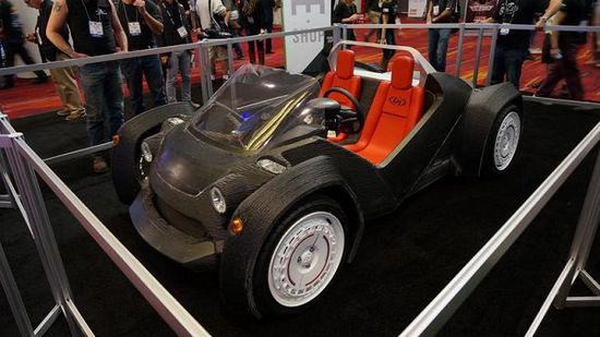 Local Motors展出首款“開源”3D打印電動車