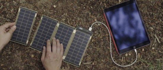 太陽能充電器 給iPhone6充電僅2.5小時