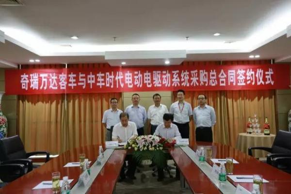 電動拿下奇瑞2萬套新能源汽車動力系統(tǒng)大單！