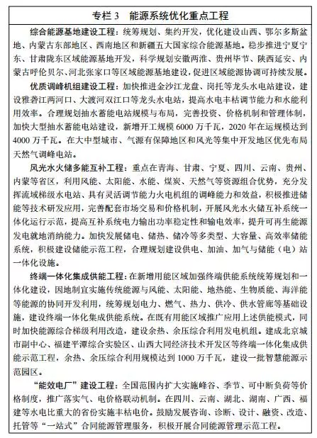 能源發(fā)展“十三五”規(guī)劃發(fā)布！消費總量控制在50億噸標準煤以內(nèi)