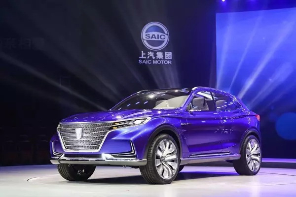 榮威“光之翼”Vision-E純電動(dòng)概念車
