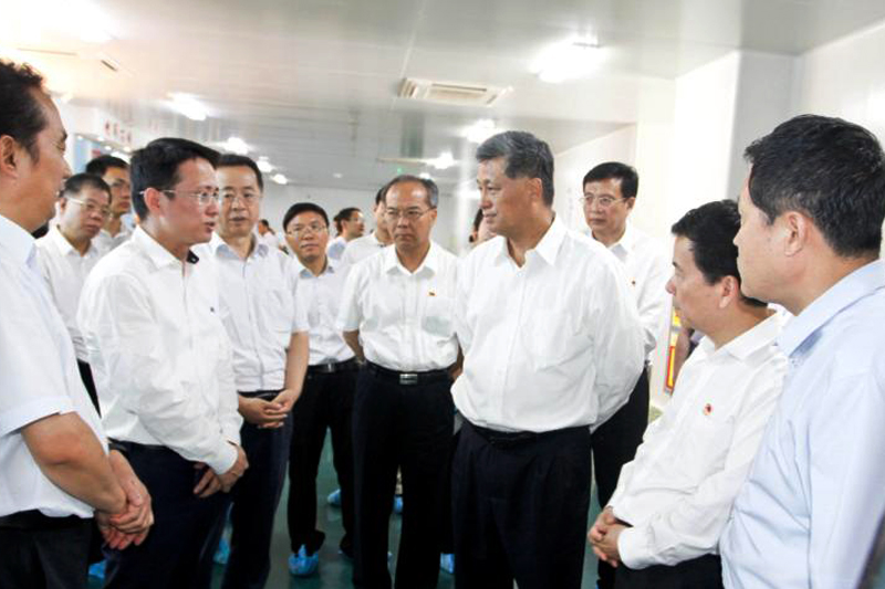 廣東省省長馬興瑞、廣汽董事長曾慶洪等考察天臣新能源電芯生產基地