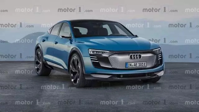 純電跨界SUV  奧迪e-tron Sportback假想圖