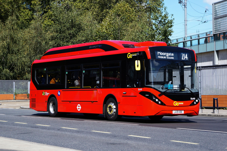 BYD ADL Enviro200EV純電動(dòng)大巴 圖片來源：企業(yè)供圖