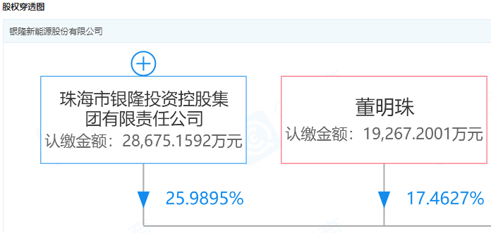 銀隆新能源發(fā)布聲明：股東董明珠股權(quán)未發(fā)生任何變更