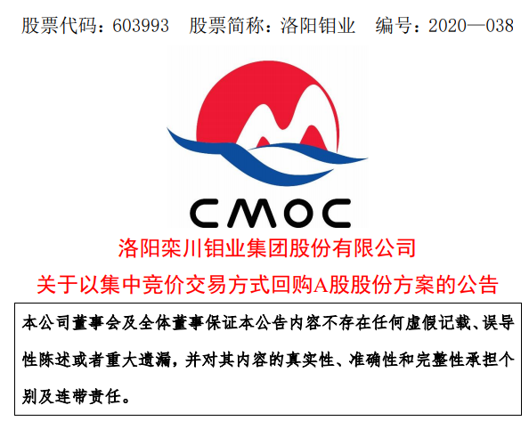 洛陽鉬業