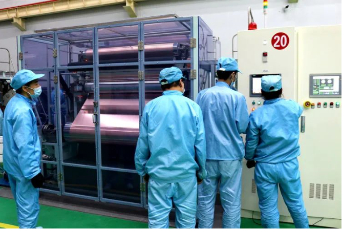 寶鑫電子三期一段年產5000噸鋰電銅箔項目投產