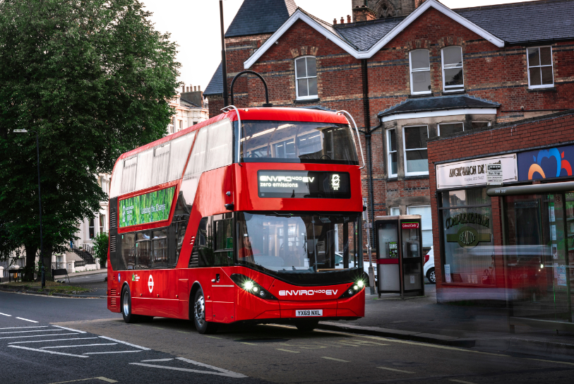 BYD ADL Enviro400EV純電動雙層大巴 圖片來源：企業供圖