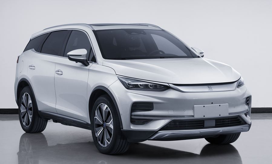 企業申報車型 圖片來源：工信部網站