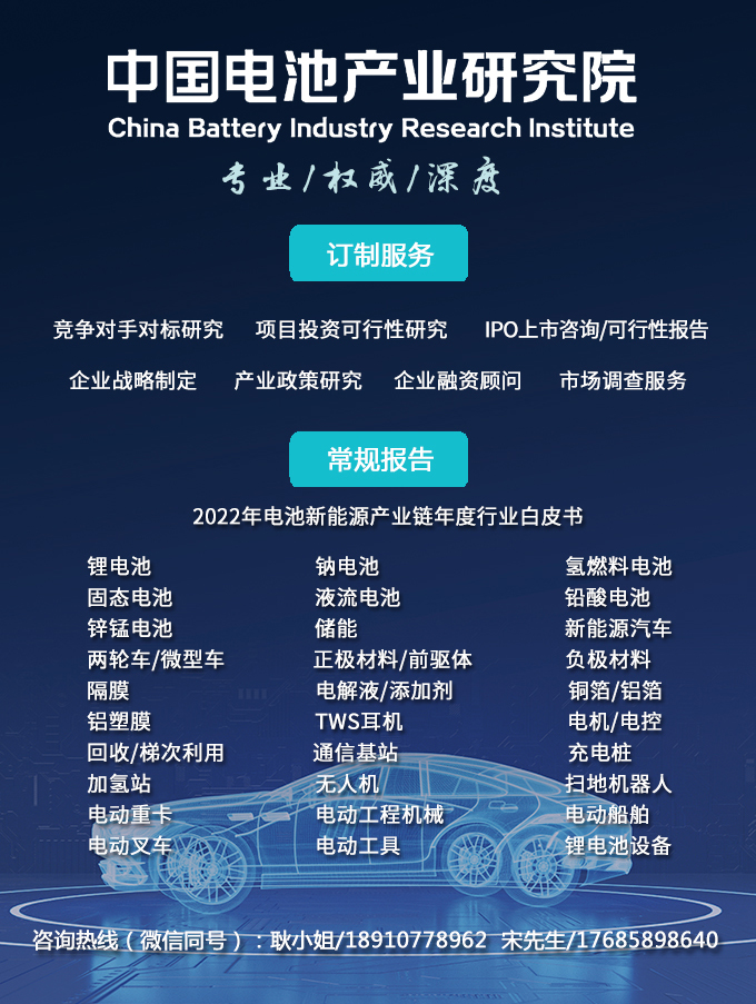 2022年電池新能源產(chǎn)業(yè)鏈行業(yè)白皮書詳細(xì)名單出爐