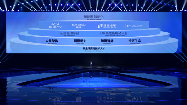 奇瑞“瑤光2025”新成果落地，持續深耕電動化、智能化15大技術賽道