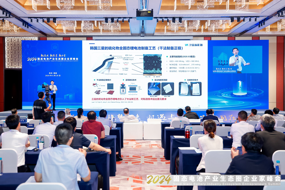 2024固態(tài)電池產(chǎn)業(yè)生態(tài)圈企業(yè)家峰會(huì)現(xiàn)場