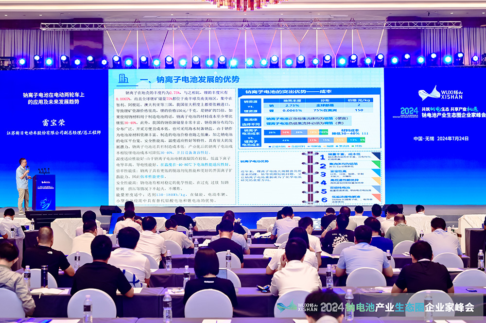 2024中國（無錫）鈉電池產(chǎn)業(yè)生態(tài)圈企業(yè)家峰會現(xiàn)場