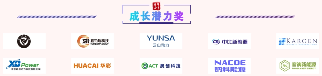 中國(guó)電池新能源行業(yè)成長(zhǎng)潛力獎(jiǎng)